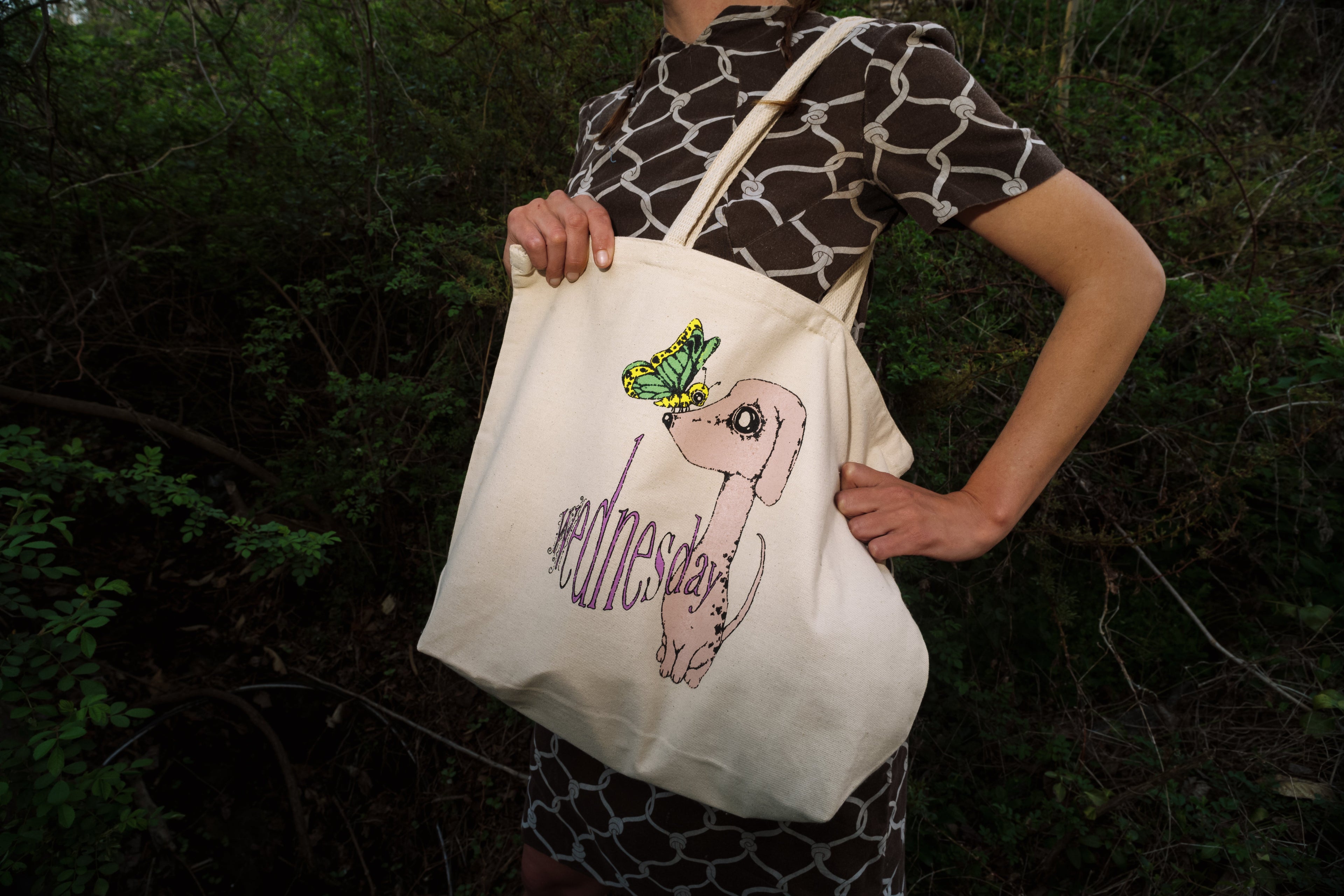 Butterfly Pup Tote