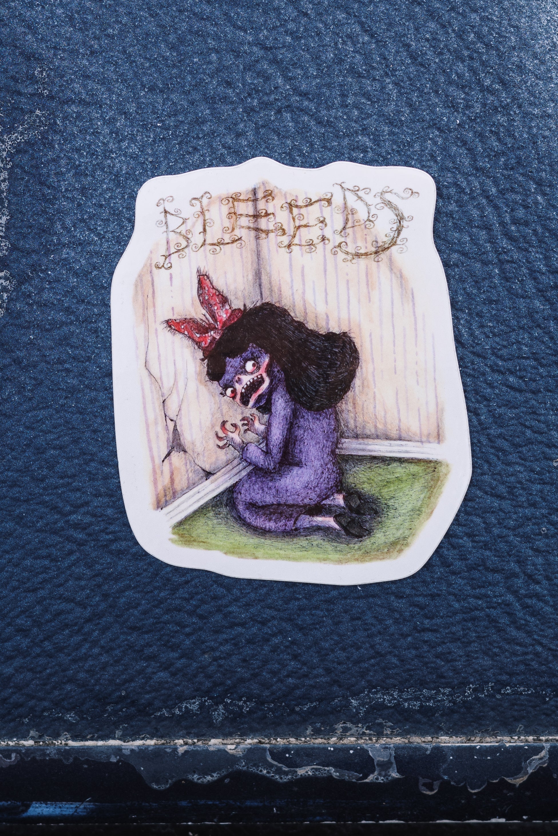 Bleeds Sticker