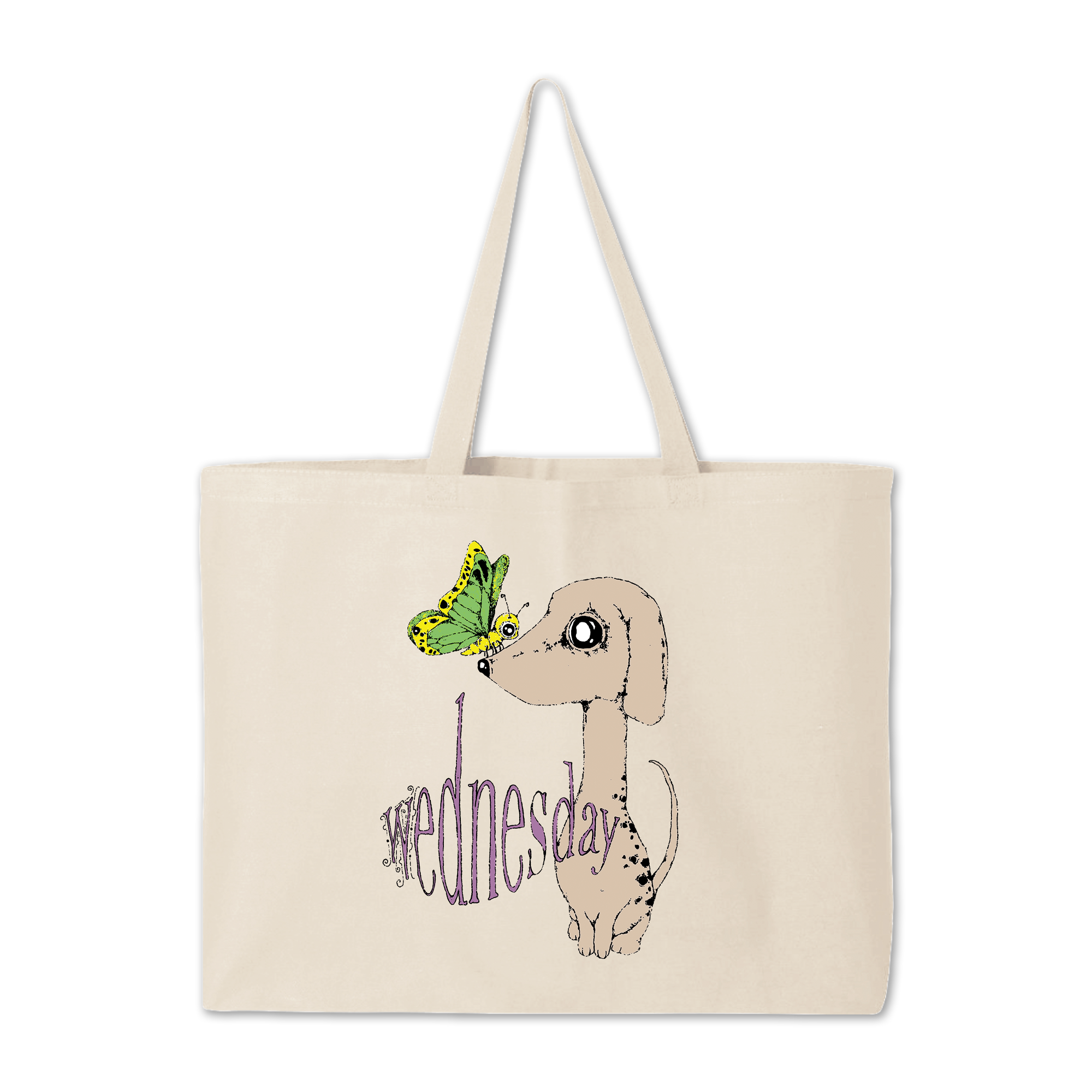 Butterfly Pup Tote