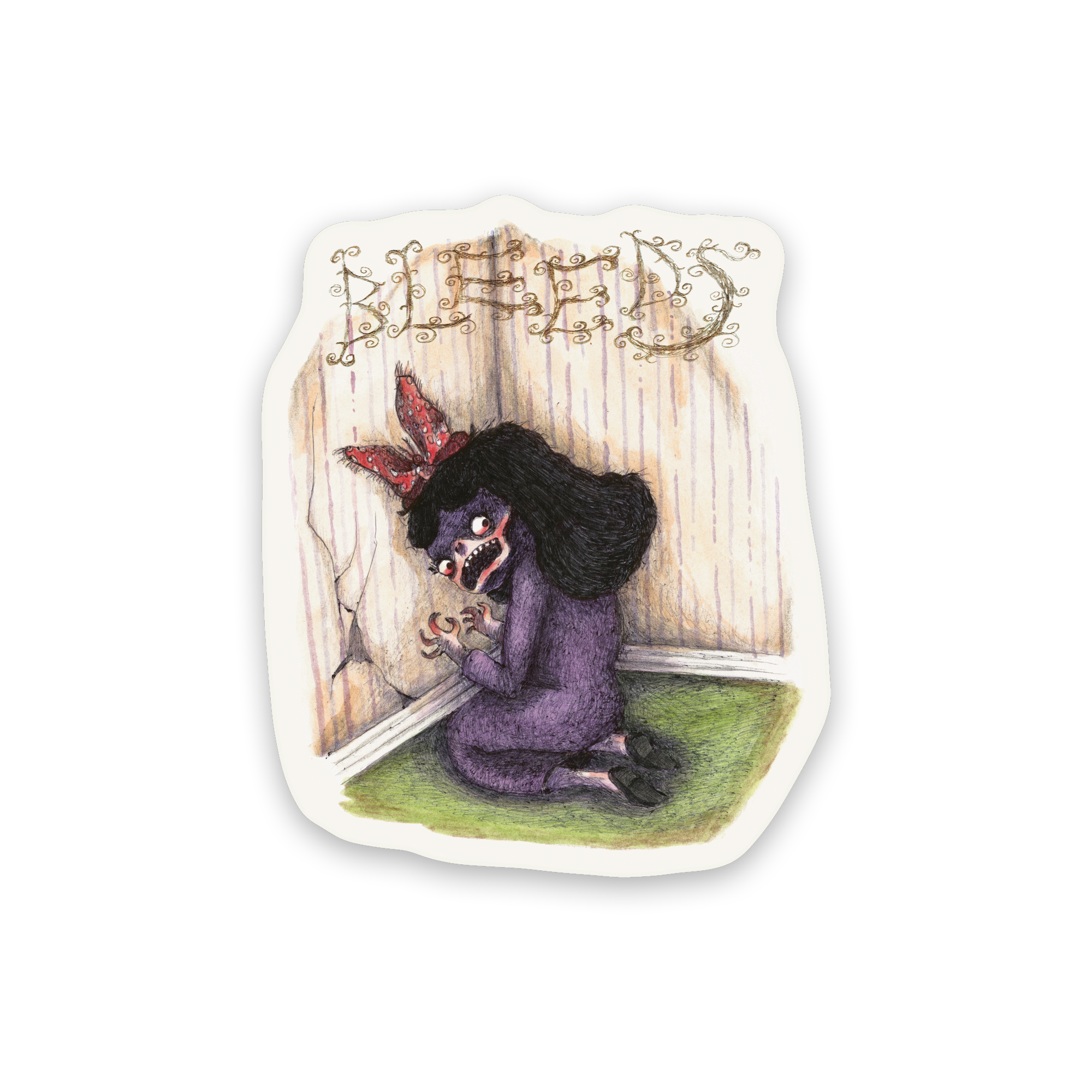 Bleeds Sticker