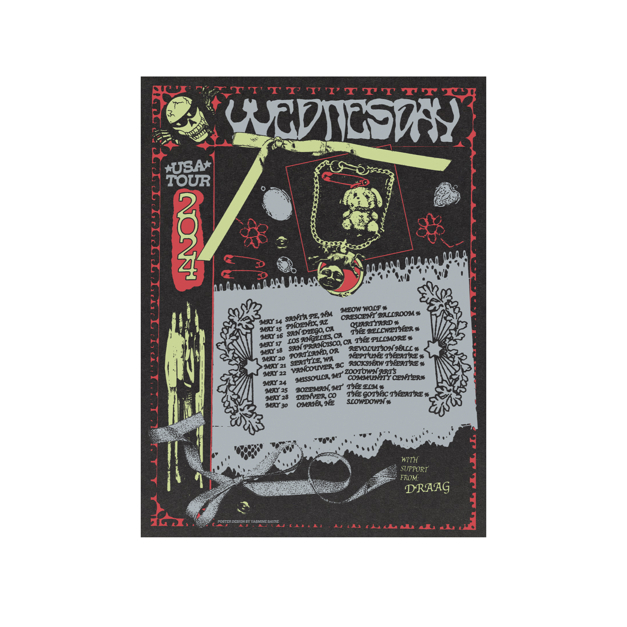 US Summer 2024 Tour Poster